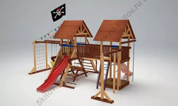 Детская площадка Савушка Lux 9 в Москве купить в интернет магазине - 5 Китов