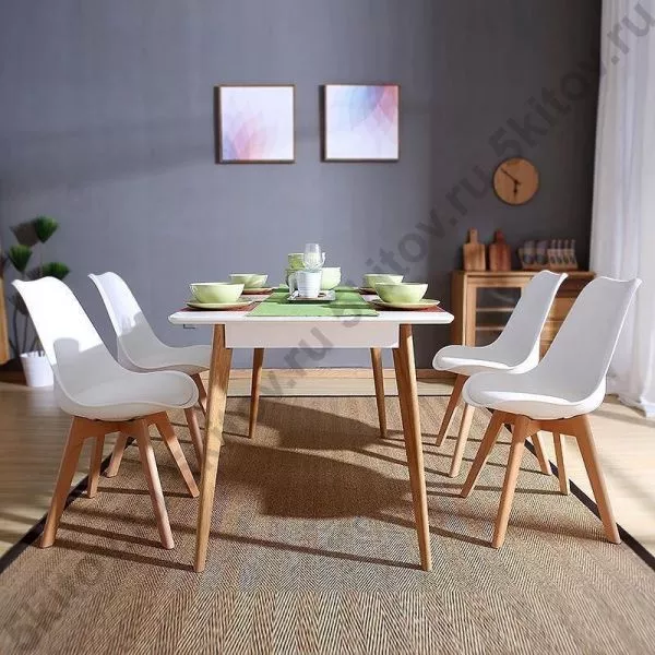 Стул Eames Bon белый в Москве купить в интернет магазине - 5 Китов