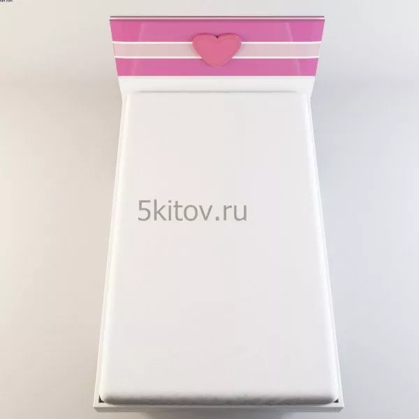 Комплект для детской Виолетта (кровать 1.2,прикроватный столик, угловой комп. стол, шкаф 3-х дверный) в Москве купить в интернет магазине - 5 Китов