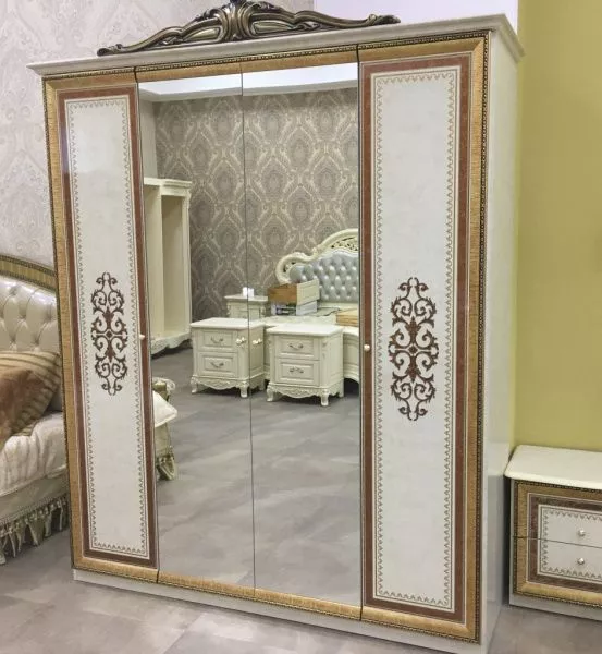 Спальня Анита, беж глянец в Москве купить в интернет магазине - 5 Китов