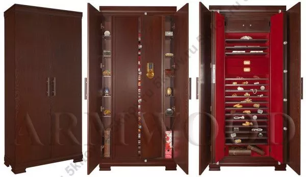 Cейф в дереве Armwood 12 EL JS 2Dr DS31 Flock Plus в Москве купить в интернет магазине - 5 Китов
