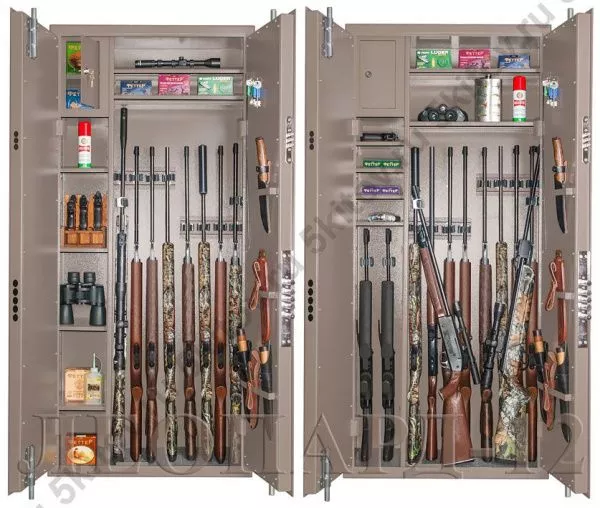 Оружейный сейф GunSafe Леопард-12 в Москве купить в интернет магазине - 5 Китов