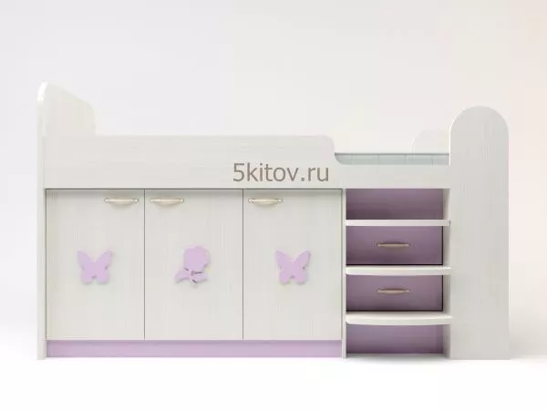 Кровать для девочек  Аллегро в Москве купить в интернет магазине - 5 Китов