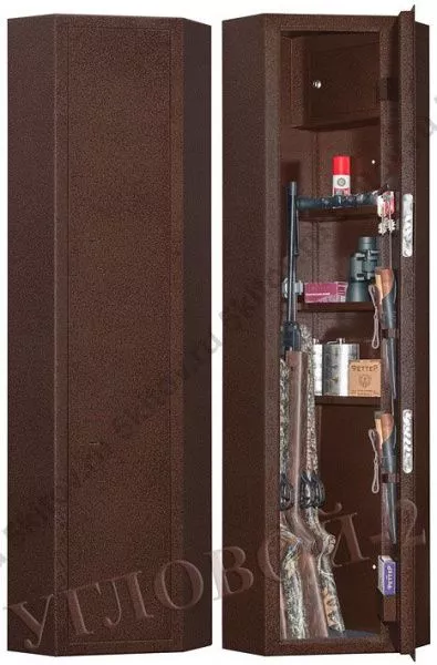 Оружейный сейф GunSafe Угловой №2 в Москве купить в интернет магазине - 5 Китов