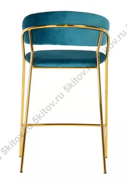 Стул полубарный Turin бирюзовый в Москве купить в интернет магазине - 5 Китов
