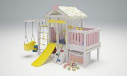 Кровать-игровой комплекс Савушка Baby 6 в Москве купить в интернет магазине - 5 Китов