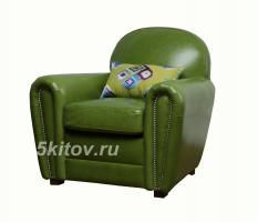 Кресло Кантри RS008P, кожа, с подушкой в Москве купить в интернет магазине - 5 Китов