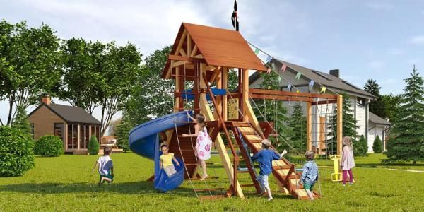 Детский городок Савушка LUX 13 в Москве купить в интернет магазине - 5 Китов