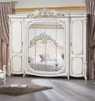 Шкаф 6 дверей Венеция Стайл (Style) АРД, крем в Москве купить в интернет магазине - 5 Китов