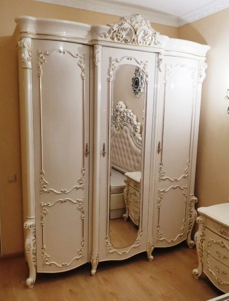 Шкаф 3 двери Венеция Стайл (Style) АРД, крем в Москве купить в интернет магазине - 5 Китов