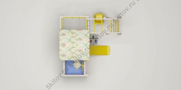Кровать-игровой комплекс Савушка Baby 2 в Москве купить в интернет магазине - 5 Китов