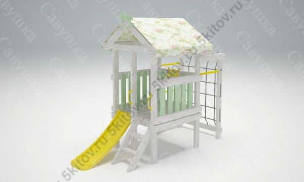Кровать-игровой комплекс Савушка Baby 13 в Москве купить в интернет магазине - 5 Китов