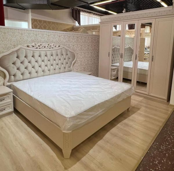 Кровать 1,8м. Адель АРД, беж в Москве купить в интернет магазине - 5 Китов