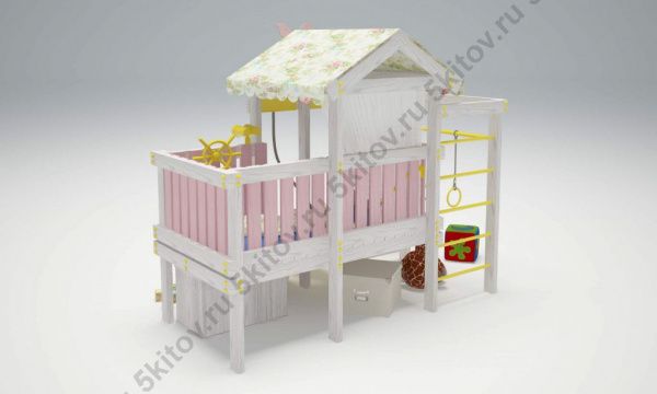 Кровать-игровой комплекс Савушка Baby 6 в Москве купить в интернет магазине - 5 Китов
