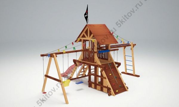 Детская площадка Савушка Lux (Люкс) 4 в Москве купить в интернет магазине - 5 Китов