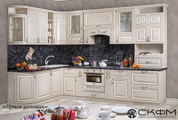 Кухня угловая Прага СК, беж в Москве купить в интернет магазине - 5 Китов