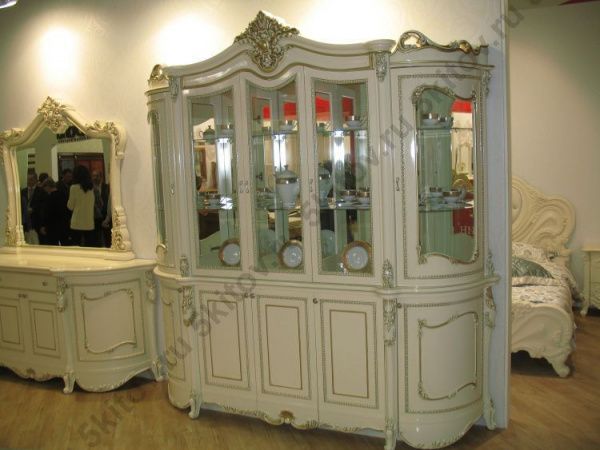 Витрина 5-ти дверная Джоконда АРД, крем в Москве купить в интернет магазине - 5 Китов
