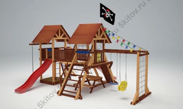 Детская площадка Савушка Lux (Люкс) 9 в Москве купить в интернет магазине - 5 Китов