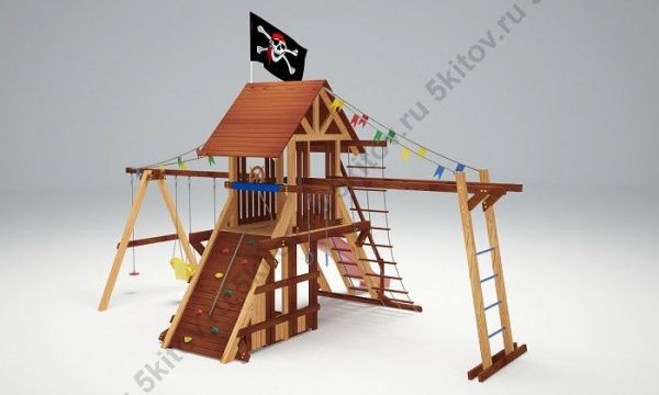 Детская площадка Савушка Lux (Люкс) 4 в Москве купить в интернет магазине - 5 Китов
