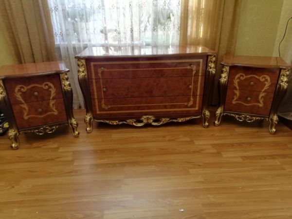 Тумба прикроватная Джоконда Диа, орех глянец в Москве купить в интернет магазине - 5 Китов