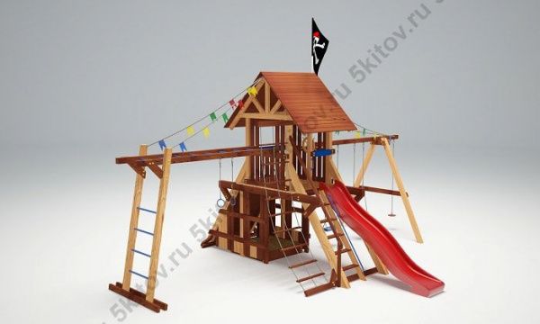 Детская площадка Савушка Lux (Люкс) 4 в Москве купить в интернет магазине - 5 Китов