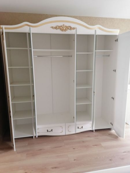 Спальня Рим 5П, белая в Москве купить в интернет магазине - 5 Китов