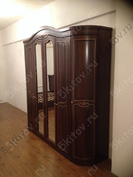 Спальня Сорренто, темный орех в Москве купить в интернет магазине - 5 Китов
