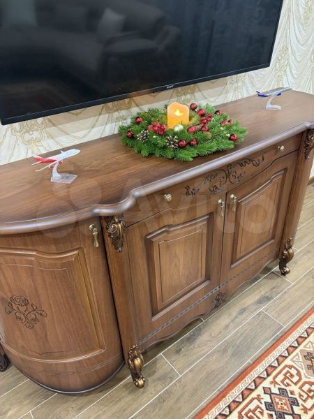 Комод / буфет с зеркалом Аллегро 5/6, орех в Москве купить в интернет магазине - 5 Китов