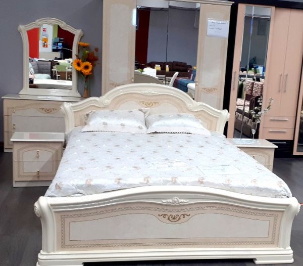 Спальня Ирина, беж глянец в Москве купить в интернет магазине - 5 Китов