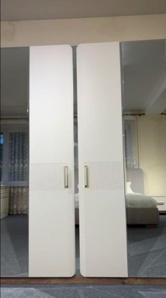 Шкаф для одежды 6-и дверный Агния сатин в Москве купить в интернет магазине - 5 Китов