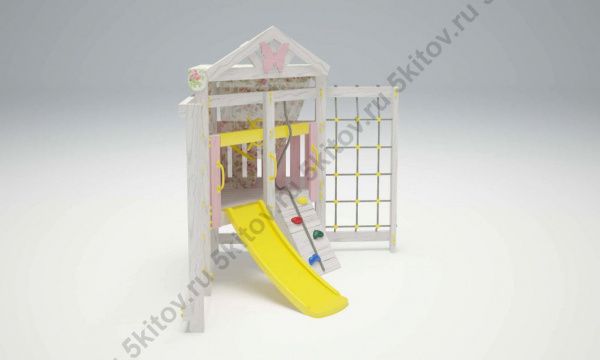 Кровать-игровой комплекс угловой Савушка Baby 9 в Москве купить в интернет магазине - 5 Китов