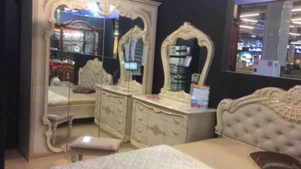 Спальня Диана, крем глянец в Москве купить в интернет магазине - 5 Китов