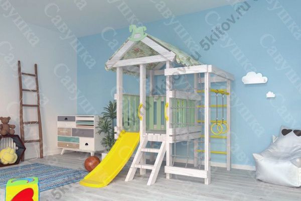 Кровать-игровой комплекс Савушка Baby 12 в Москве купить в интернет магазине - 5 Китов