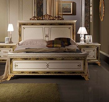 Кровать 1,8м Катя, беж глянец