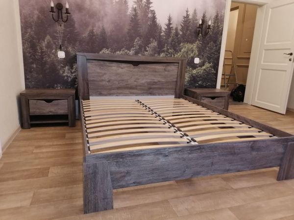 Кровать двухспальная 180*200 Гарда Сосна Джексон в Москве купить в интернет магазине - 5 Китов
