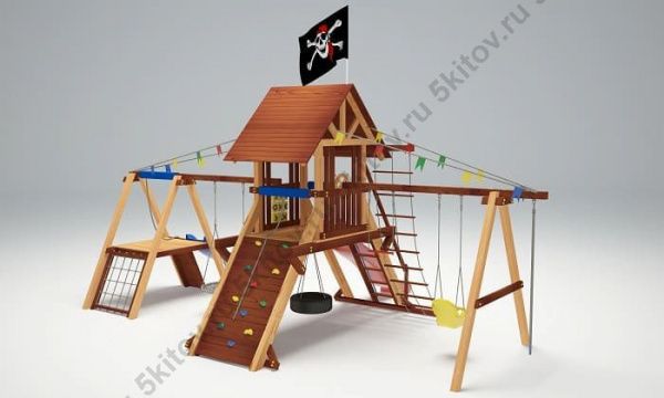 Детская площадка Савушка Lux (Люкс) 8 в Москве купить в интернет магазине - 5 Китов