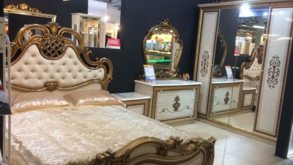 Кровать 1,6м Анита, беж глянец в Москве купить в интернет магазине - 5 Китов