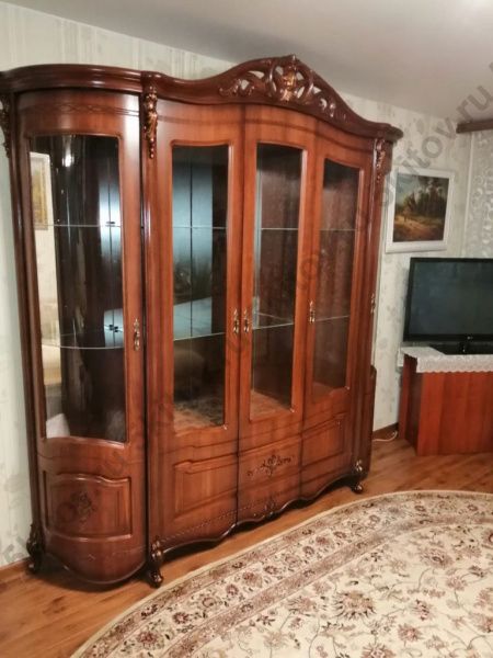 Витрина 5-ти дверная Аллегро - 8, орех в Москве купить в интернет магазине - 5 Китов