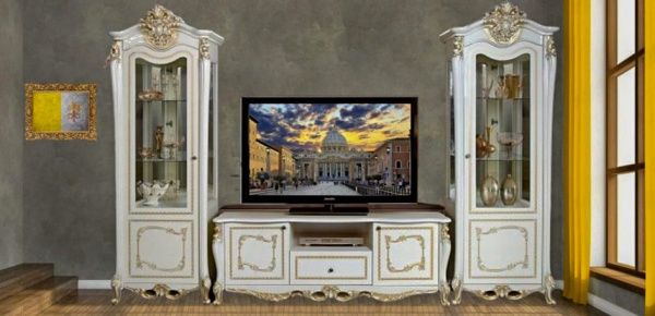 Гостиная Джоконда Диа, крем глянец в Москве купить в интернет магазине - 5 Китов