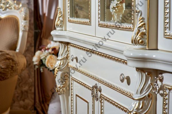 Витрина 4-х дверная Джоконда АРД, крем в Москве купить в интернет магазине - 5 Китов