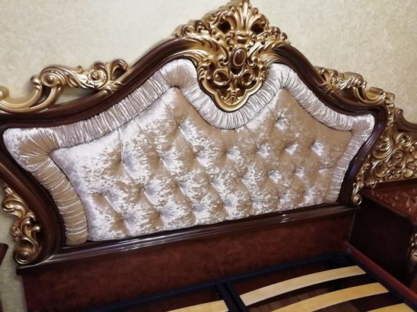 Кровать 1,6м Джоконда Диа, орех глянец в Москве купить в интернет магазине - 5 Китов