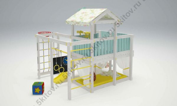Кровать-игровой комплекс Савушка Baby 8 в Москве купить в интернет магазине - 5 Китов