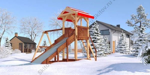 Детская площадка Савушка 4 сезона 2 (лето/зима) в Москве купить в интернет магазине - 5 Китов