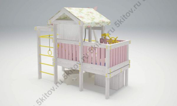 Кровать-игровой комплекс Савушка Baby 2 в Москве купить в интернет магазине - 5 Китов