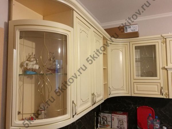 Кухня угловая Прага СК, беж в Москве купить в интернет магазине - 5 Китов