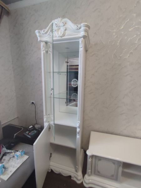 Гостиная Грация, белый глянец в Москве купить в интернет магазине - 5 Китов