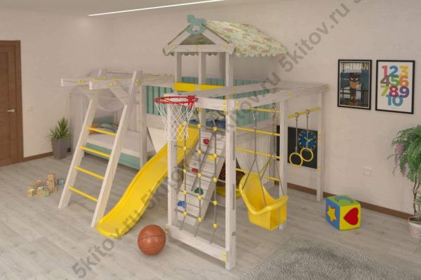 Кровать-игровой комплекс Савушка Baby 5 в Москве купить в интернет магазине - 5 Китов