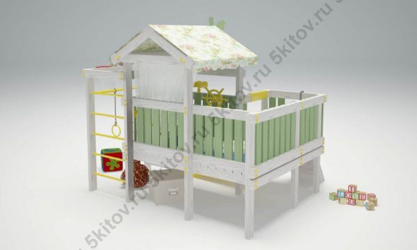 Кровать-игровой комплекс Савушка Baby 7 в Москве купить в интернет магазине - 5 Китов