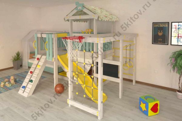 Кровать-игровой комплекс Савушка Baby 8 в Москве купить в интернет магазине - 5 Китов