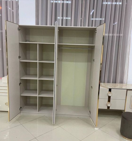 Шкаф четырехдверный Грация АРД, беж в Москве купить в интернет магазине - 5 Китов